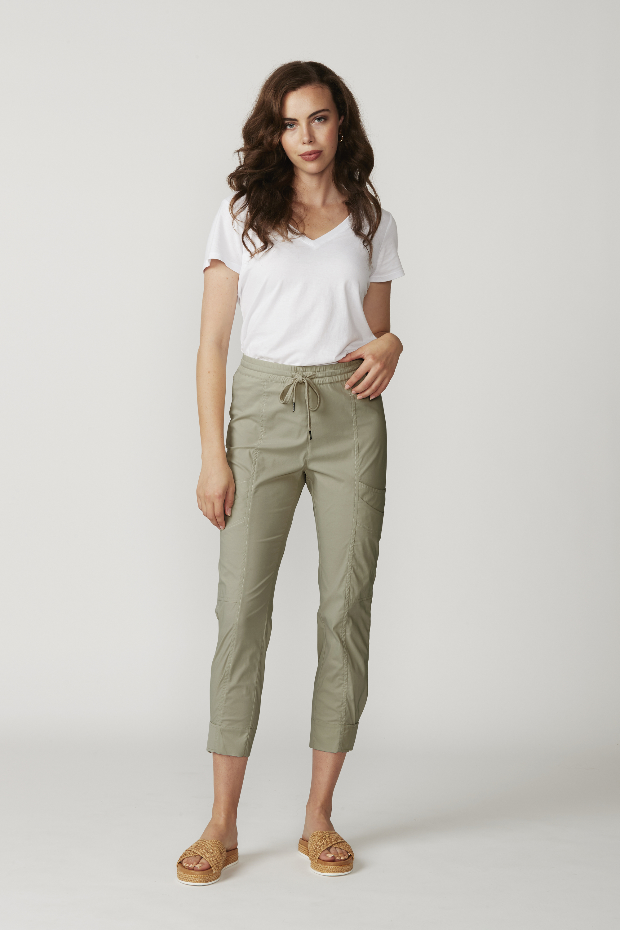 Natasha Pocket Lace Up Cargo Pants main image 1