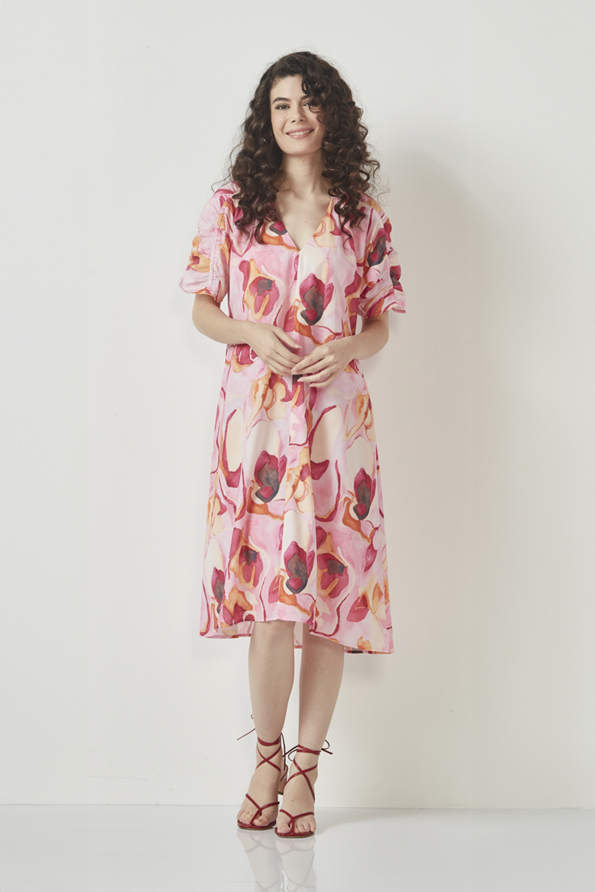 Kahlo Maxi Dress - Paris Print