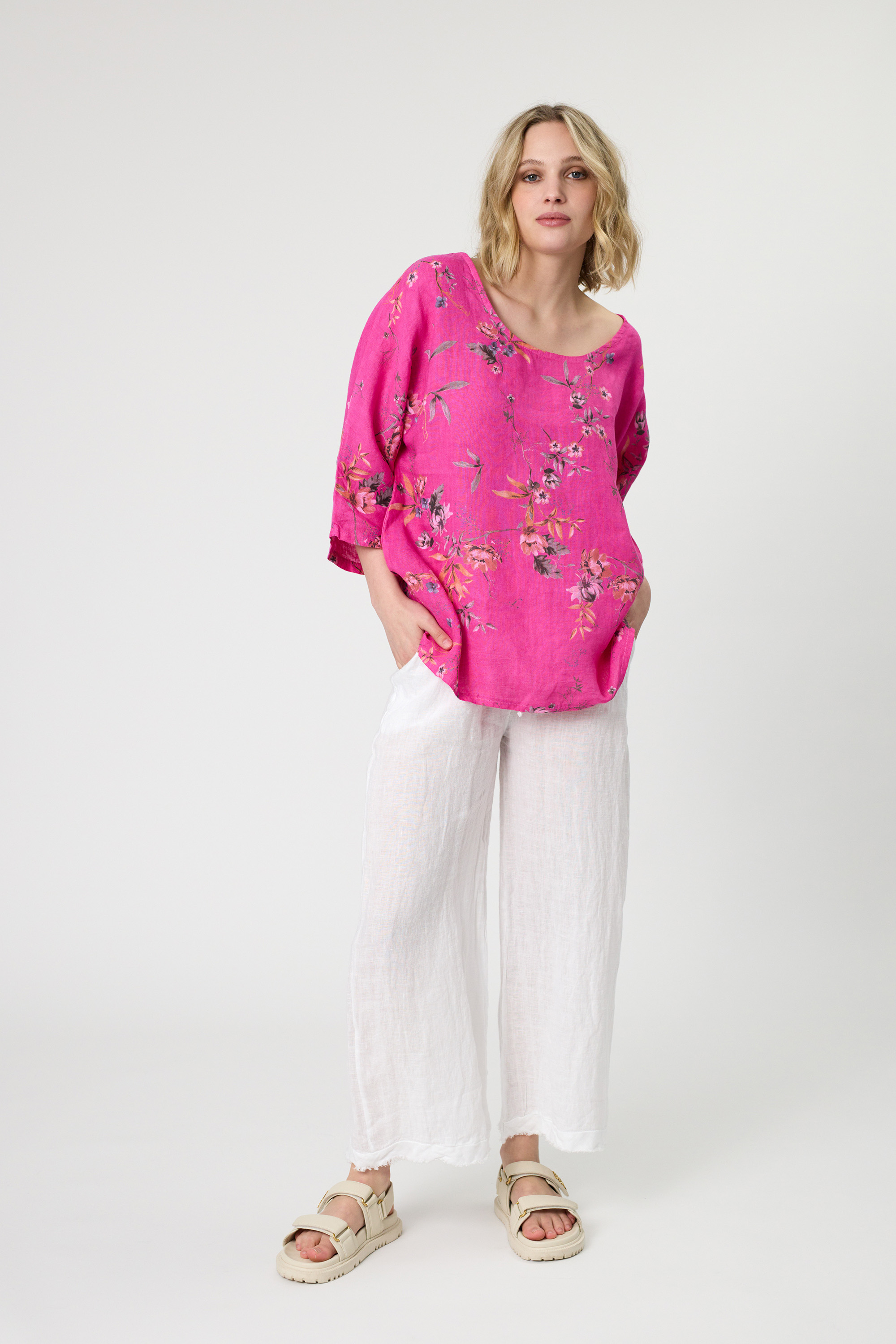 Daffani Top - Linen Blend