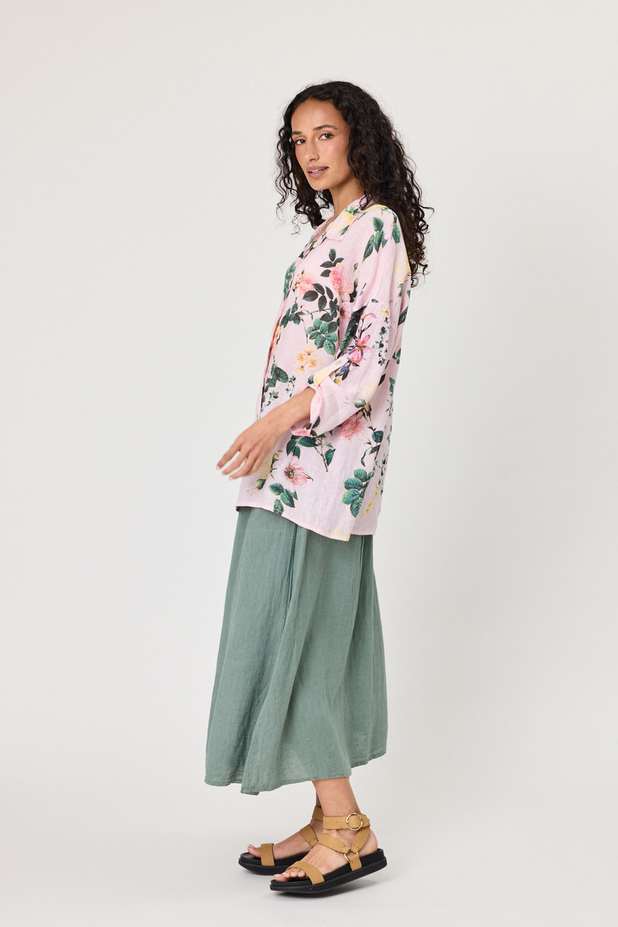 Shirts - ALBA PRINT SHIRT - Hartleys Fashion