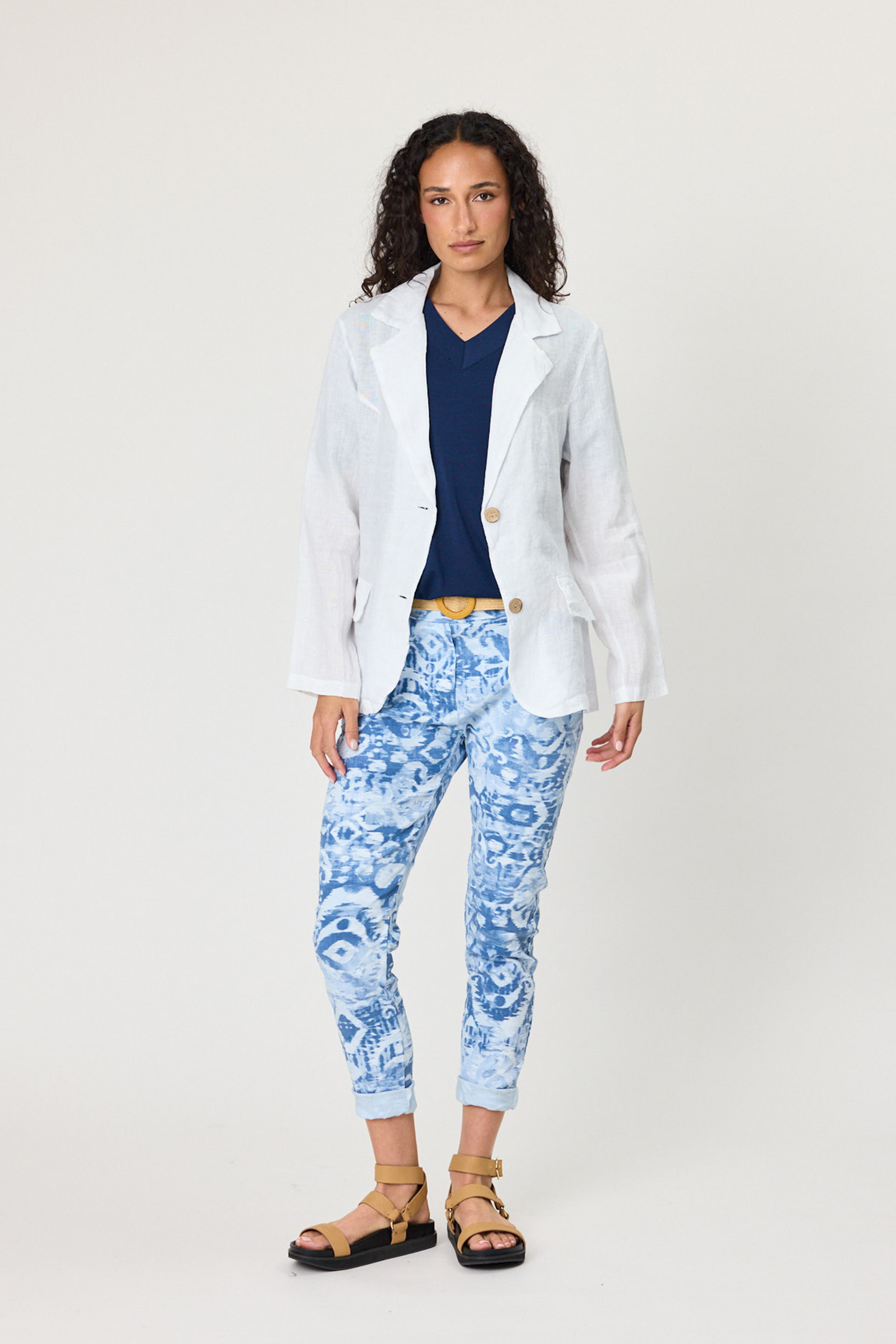 Capri Linen Blazer