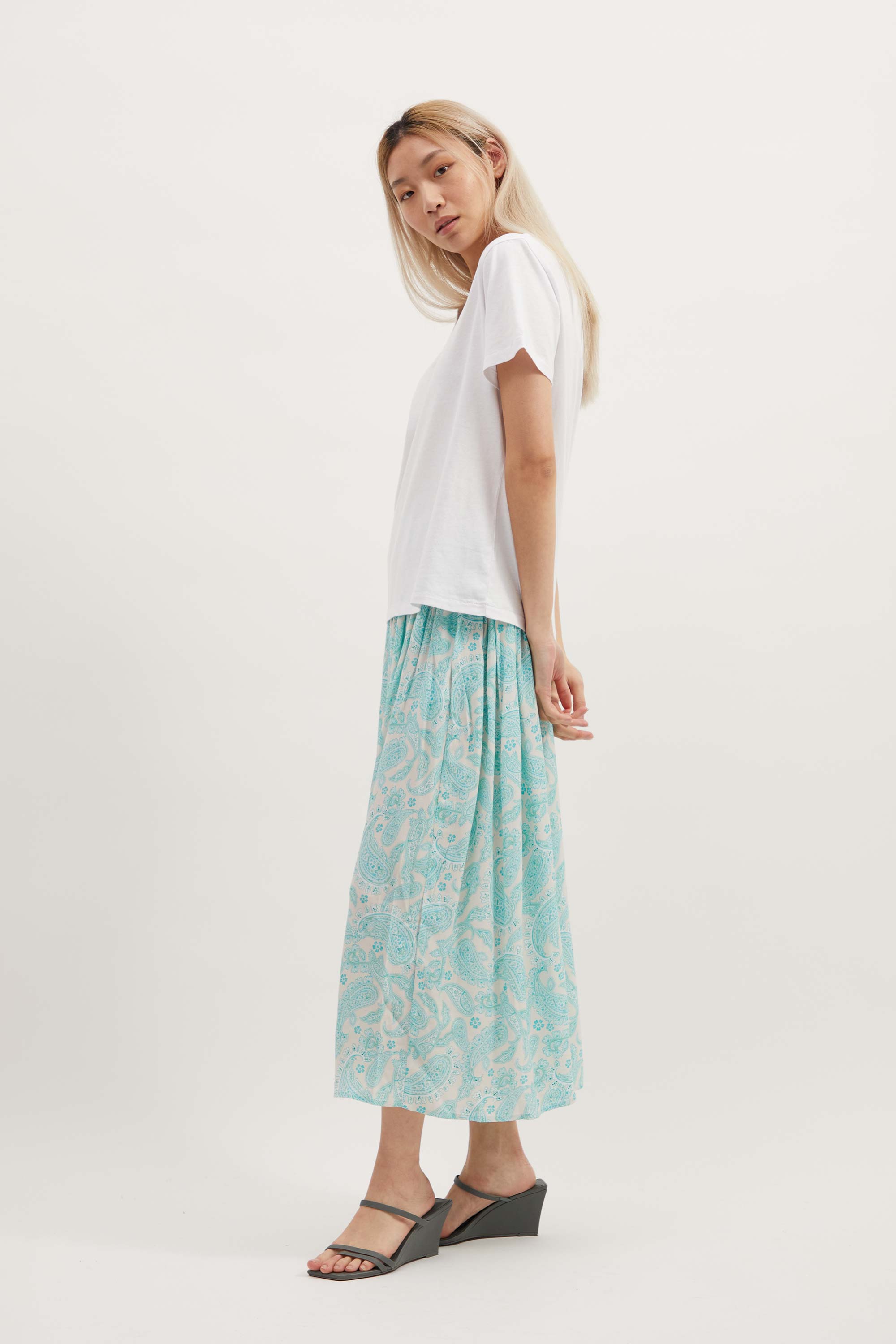 Maya Cherry Half Sleeve Tee